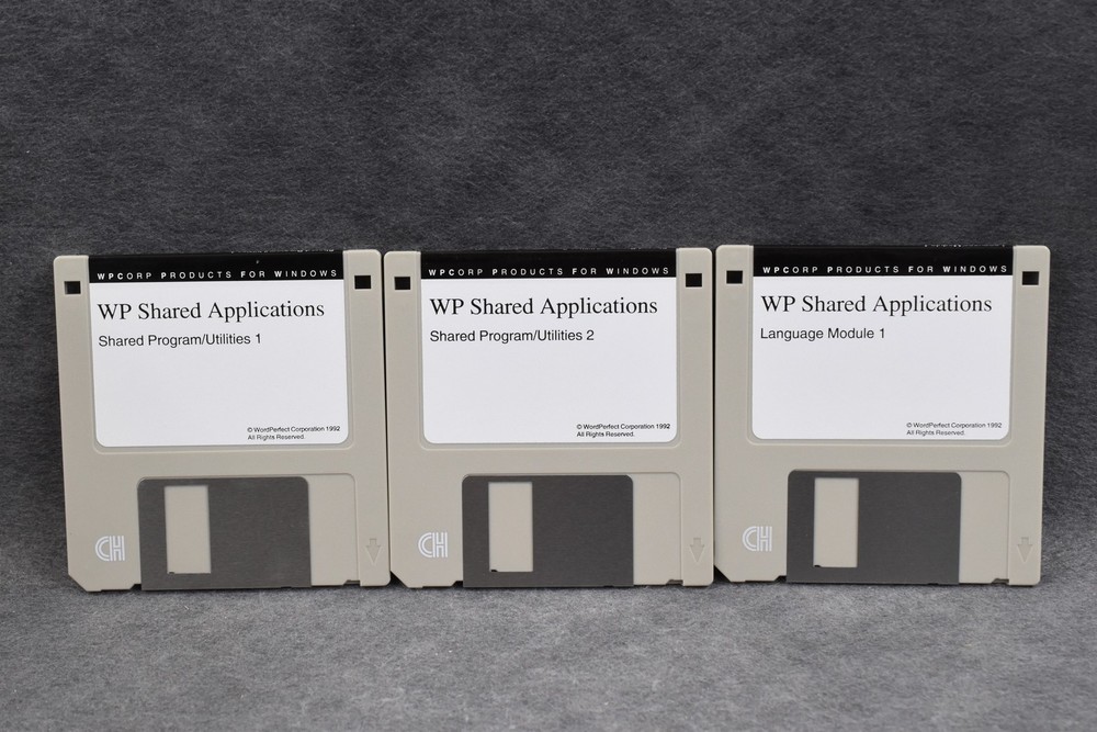 36-Disc Lot 1990s PC Floppy Disks: Utilities, Graphics, Office, Drivers