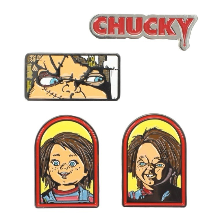 Chucky Set of 4 Enamel Pins