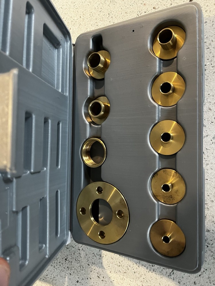 Router Template Guide Kit, solid brass Carb Tech