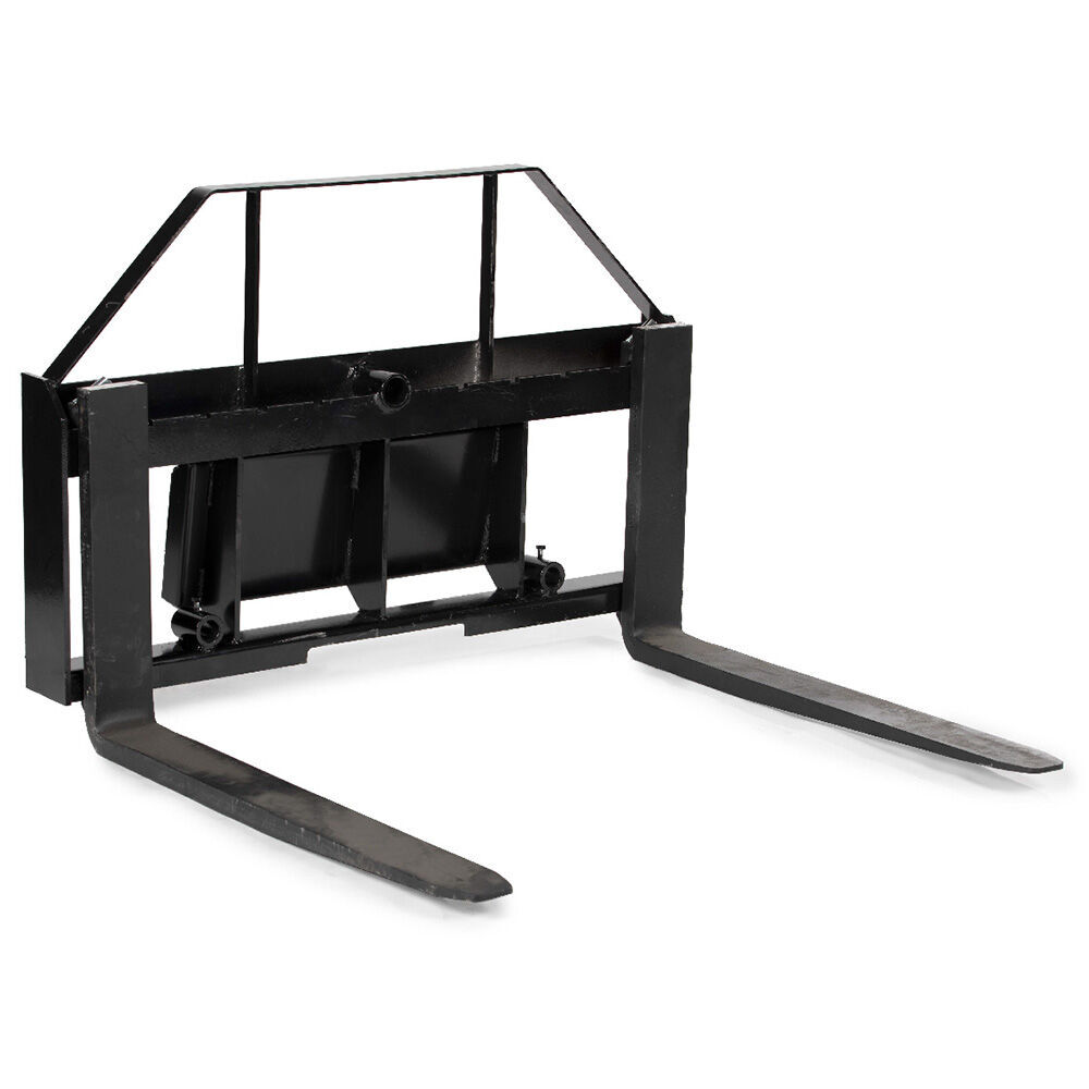 Titan Attachments Mini Skid Steer Pallet Fork Attachment, 48" Fork Blades