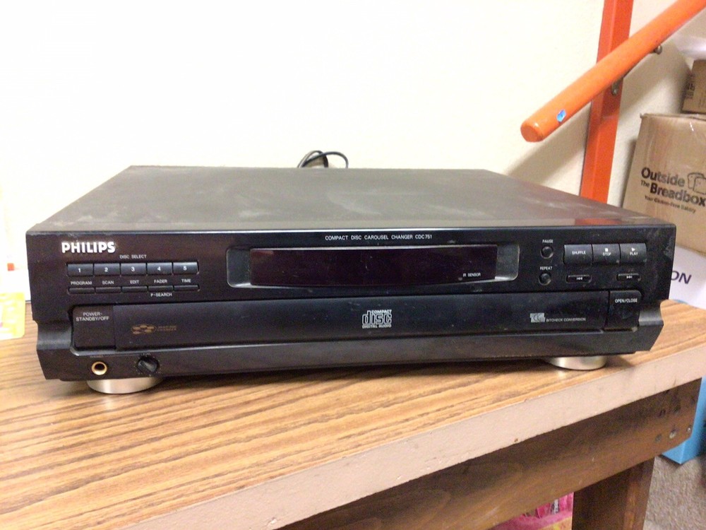 Philips CDC 751 | Compact Disc Carousel Changer | Multi Disk Changer |