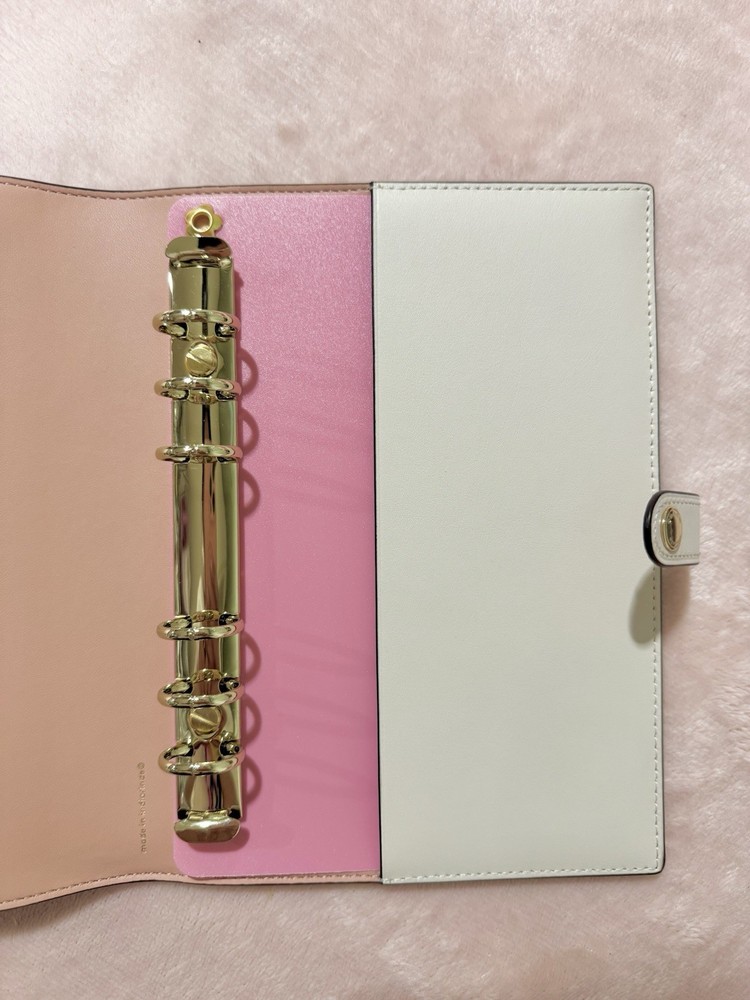 PINK INSERT / GOLD RINGS | COACH Notebook Binder Transition Insert