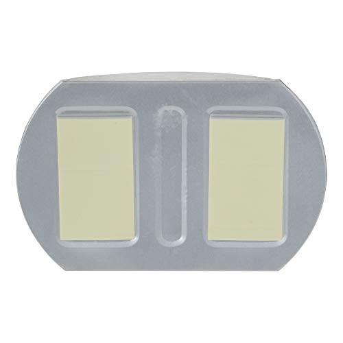 604770 4 x 5-1/2-Inch Rectangular Plastic Stick-On Blind Spot Mirror, Convex