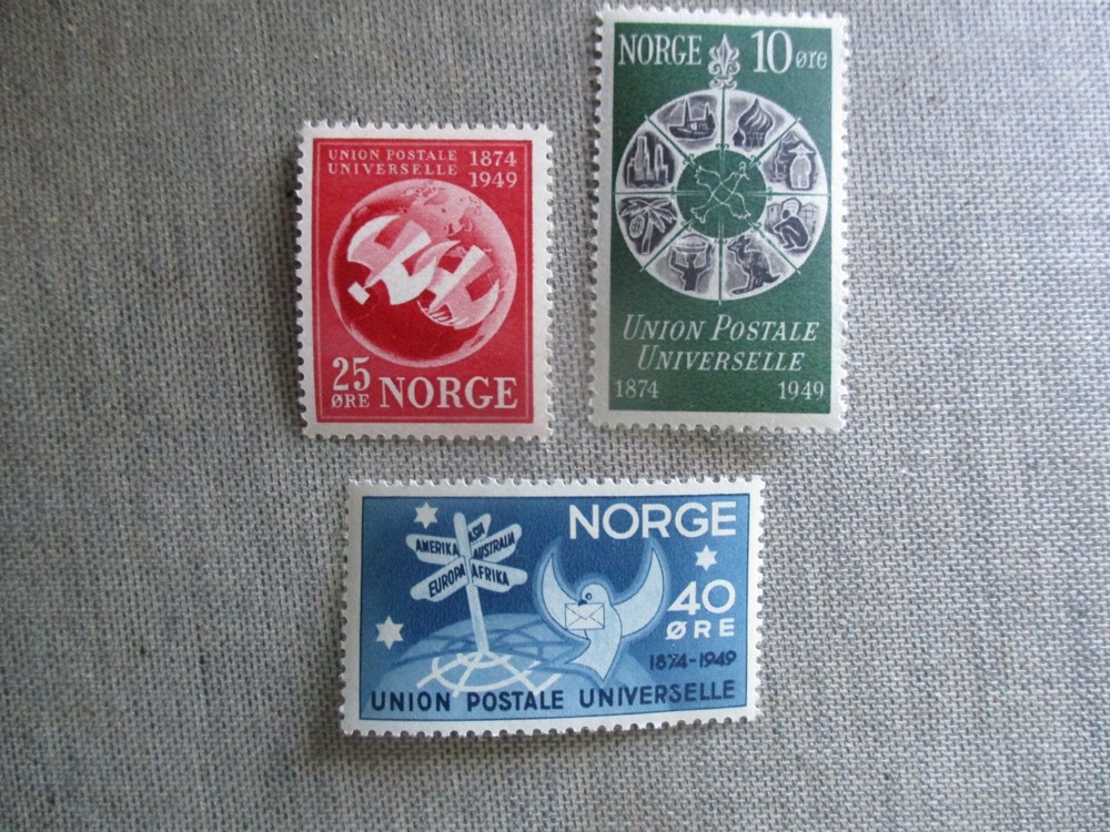 Norway, Scott# 299-301, MNH