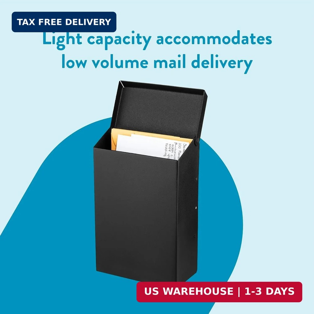 Architectural Mailboxes Modern Heritage™ Vertical Wall-Mounted Mailbox for Outsi