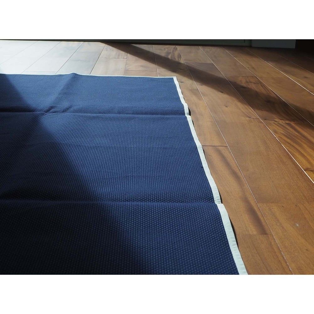 Cabas Multi Rug Square Navy x White