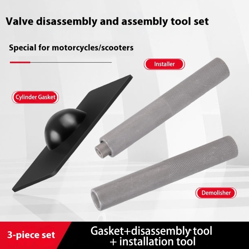 Reinforced Motorcycle Spring Compressor Maintenance Replacement Tool Kit 3Pieces