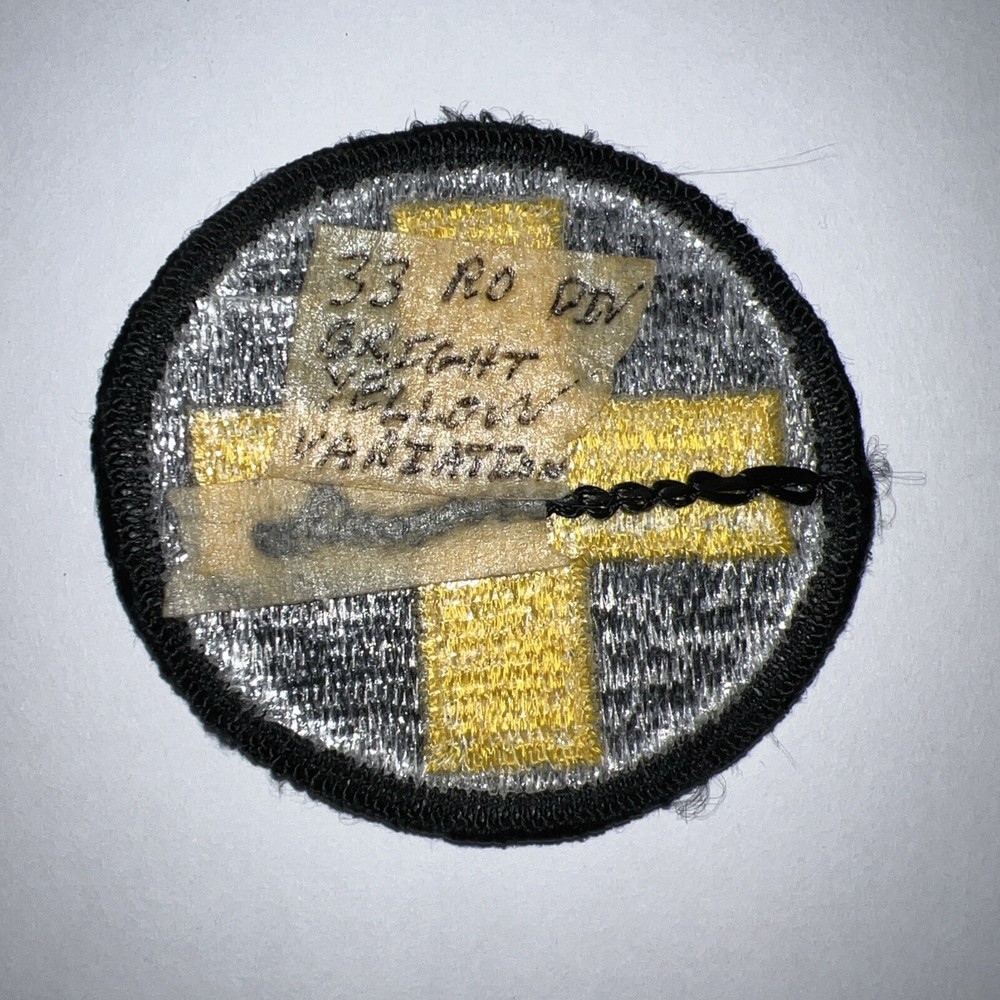 Army Patch: 33rd Infantry Division, VN era