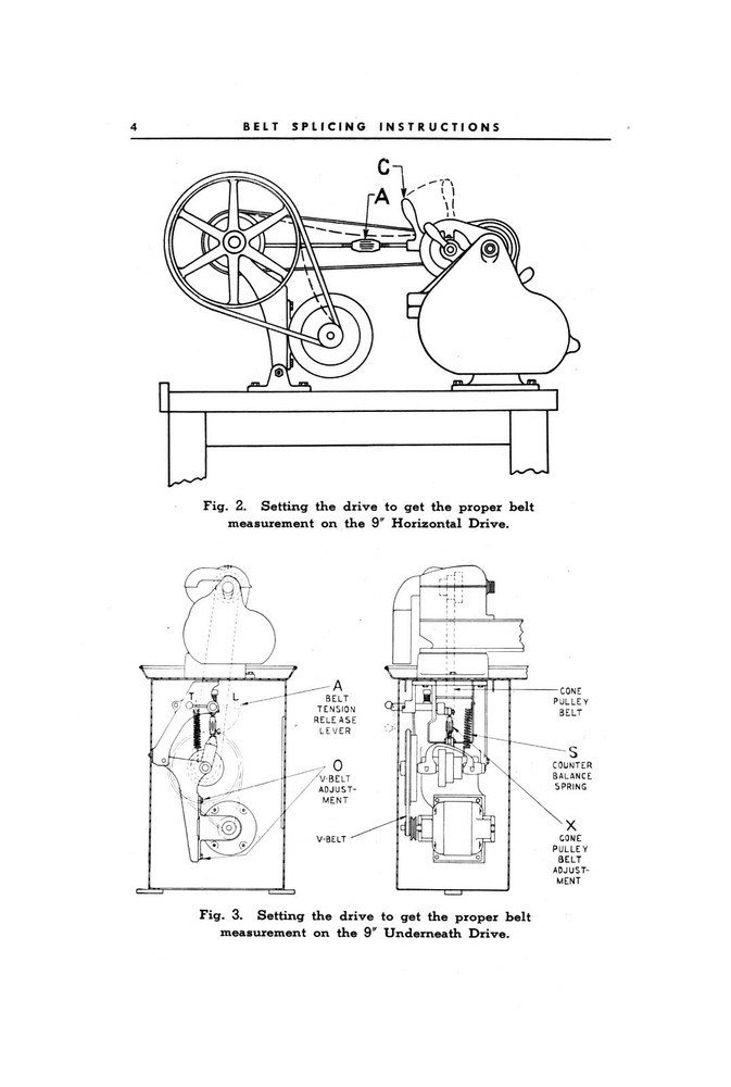 South Bend Flat Belt Splicing Instruction Manual #929