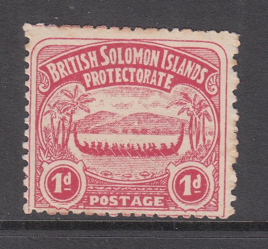 British Solomon Islands: One Penny Stamp, Mint