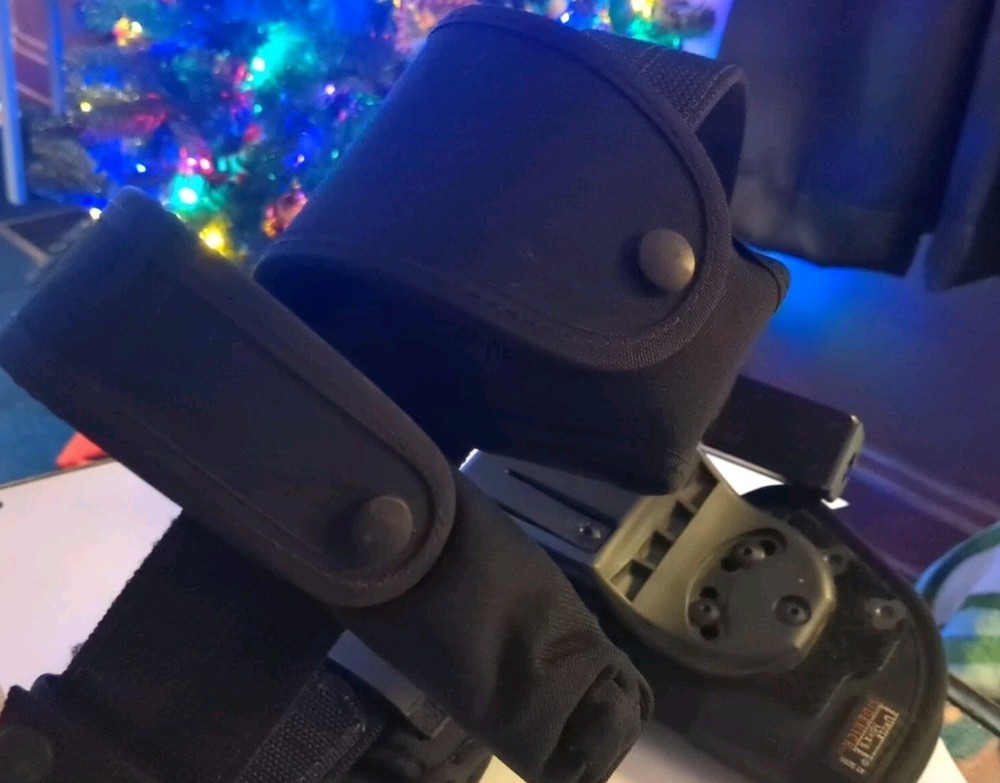 Uncle Mike's Sidekick Medium Law Enforcement Belt With Accessories