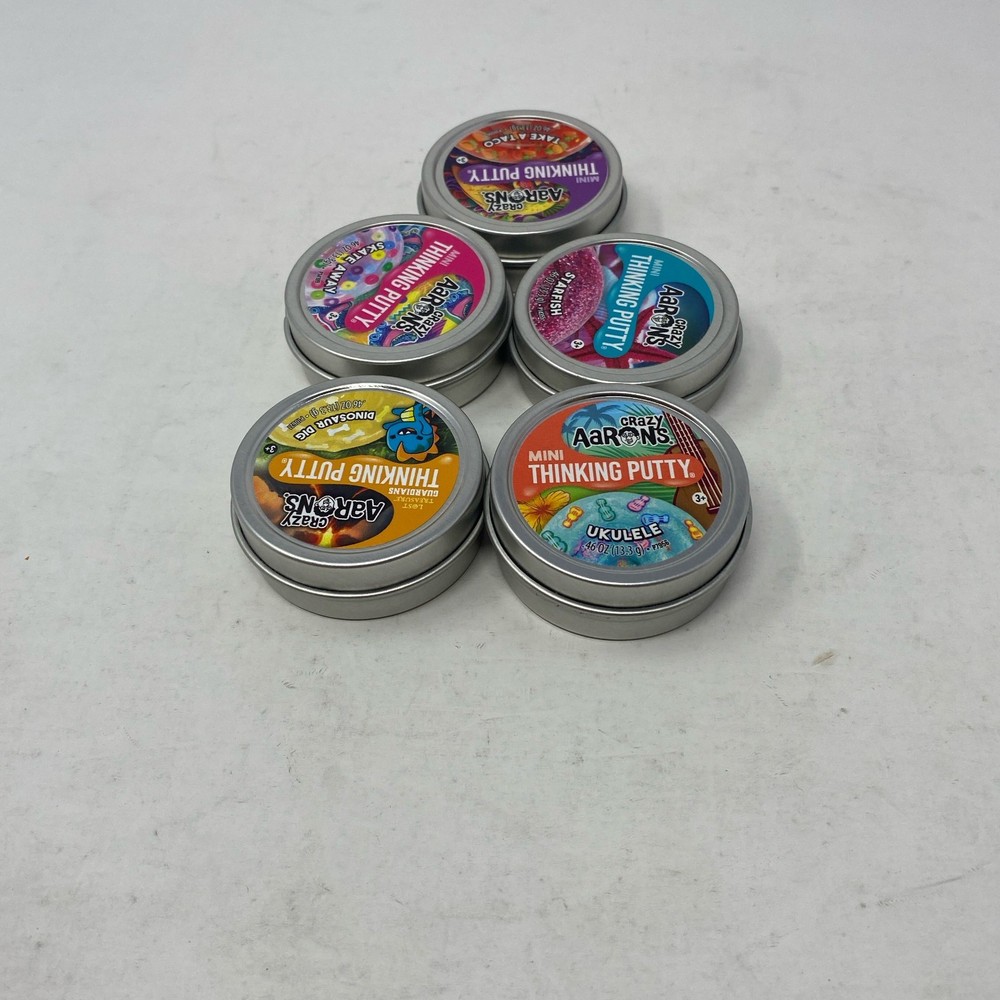 Thinking Putty Mini Tins 5-Pack Assorted (.47oz)