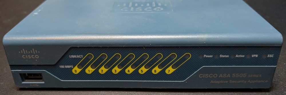 Cisco ASA 5505  Fast Ethernet Firewall Security Appliance