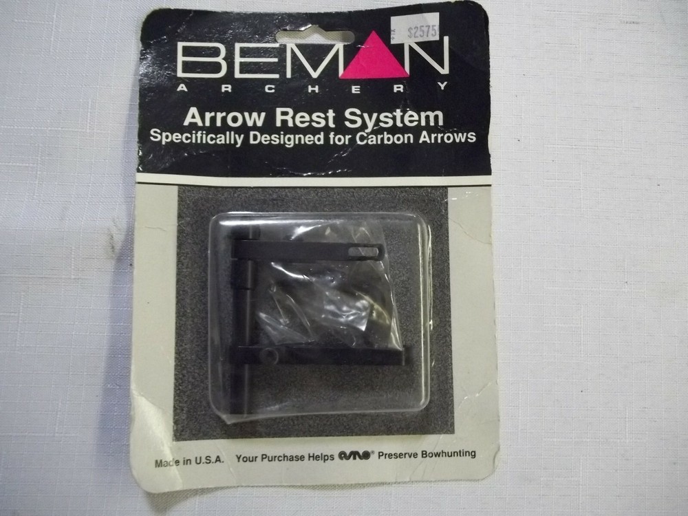 Beman ARCHERY ARROW REST SYSTEM FOR CARBON ARROWS