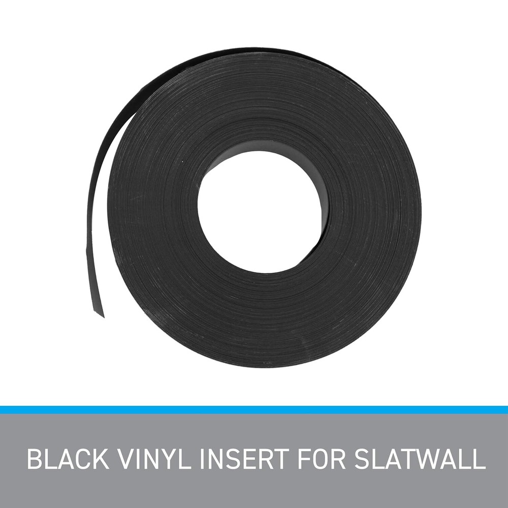 Vinyl Inserts Slatwall Panel Black Shelving Display 130 ft 2 Rolls Decorative