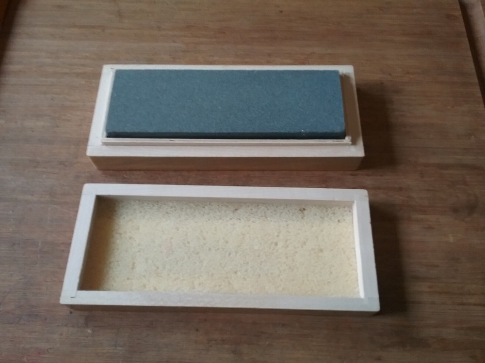 AMT  Sharpening  Stone - Tool Sharpening Stone in Wooden Case