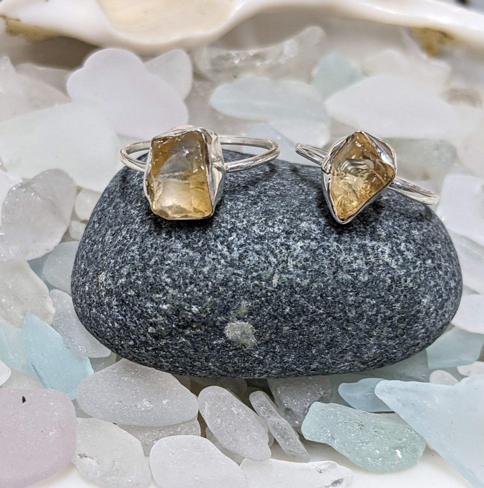 Protection and Positivity Citrine Ring