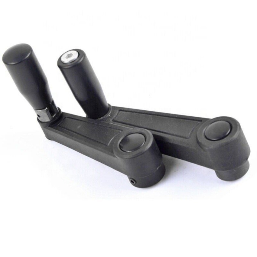 Crank Handle with Round or Square Installation Hole and Revolving Handle