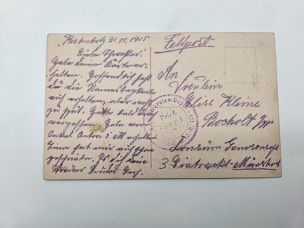 HA2029: Postcard, If Ich Ein Vöglein Wär '