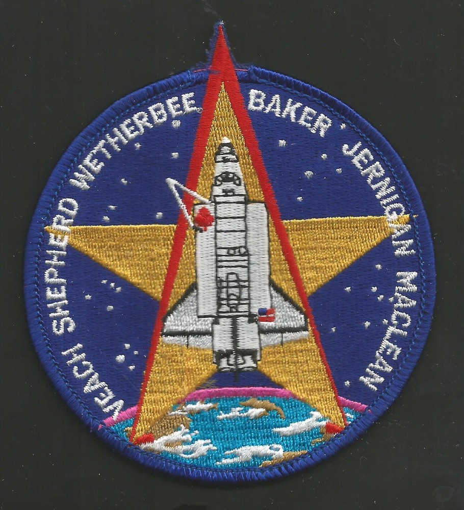 SHUTTLE COLUMBIA STS-52 BAKER JERNIGAN   PATCH 4  INCHES