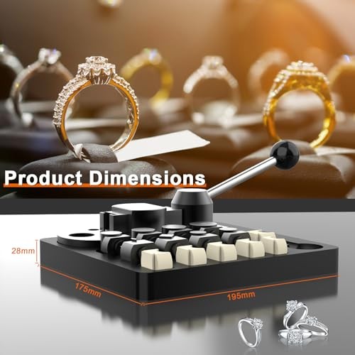Ring Bender Tool Rings Bending, Spoon Rings Maker Machine Jewelry Making Black