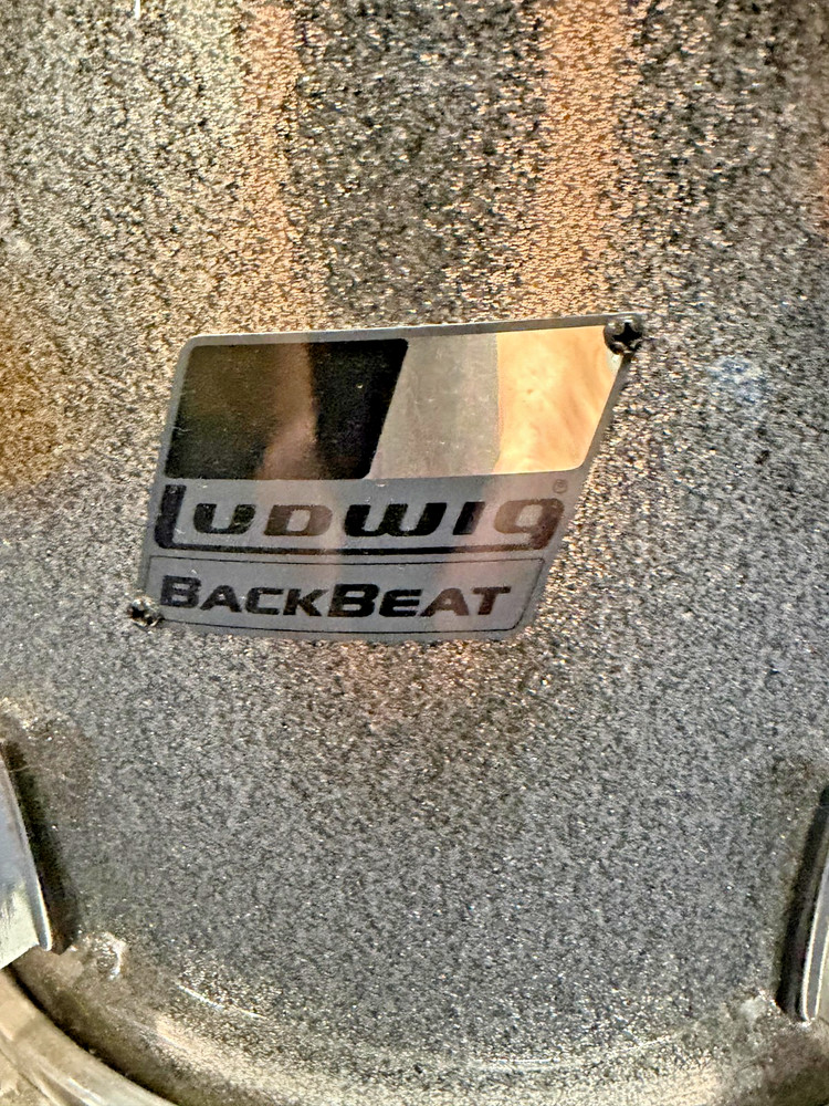 Ludwig Backbeat 10" Siver Sparkle Rack Tom Nice!