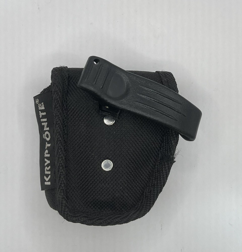 Kryptonite Motorcycle Disc Brake Lock Yellow With Key And Case
