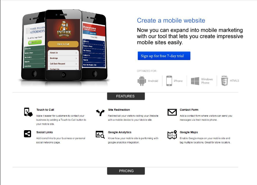 Comprehensive Mobile Website Designer, Quick Profit, 100% Computerized.