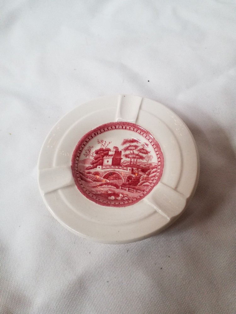 Vintage Spode Ceramic Ashtray Pink Spode's Tower Copeland England Replacement