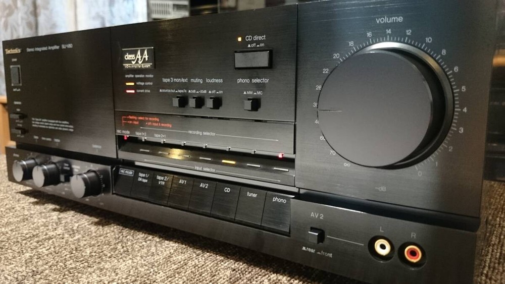 Technics SU-V80 Stereo Integrated Amplifier Overhauled Working