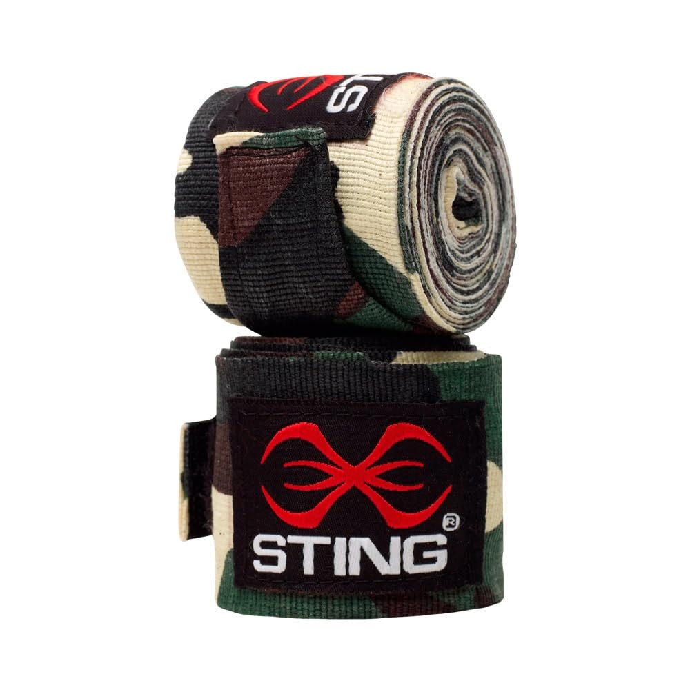 Elasticized Boxing Hand Wraps 180"  Camo Training Gear for Fighters
