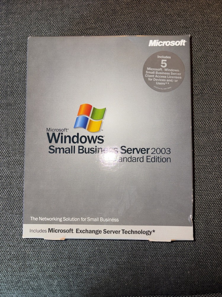 Microsoft Windows Server 2003 Standard Edition - New/Sealed