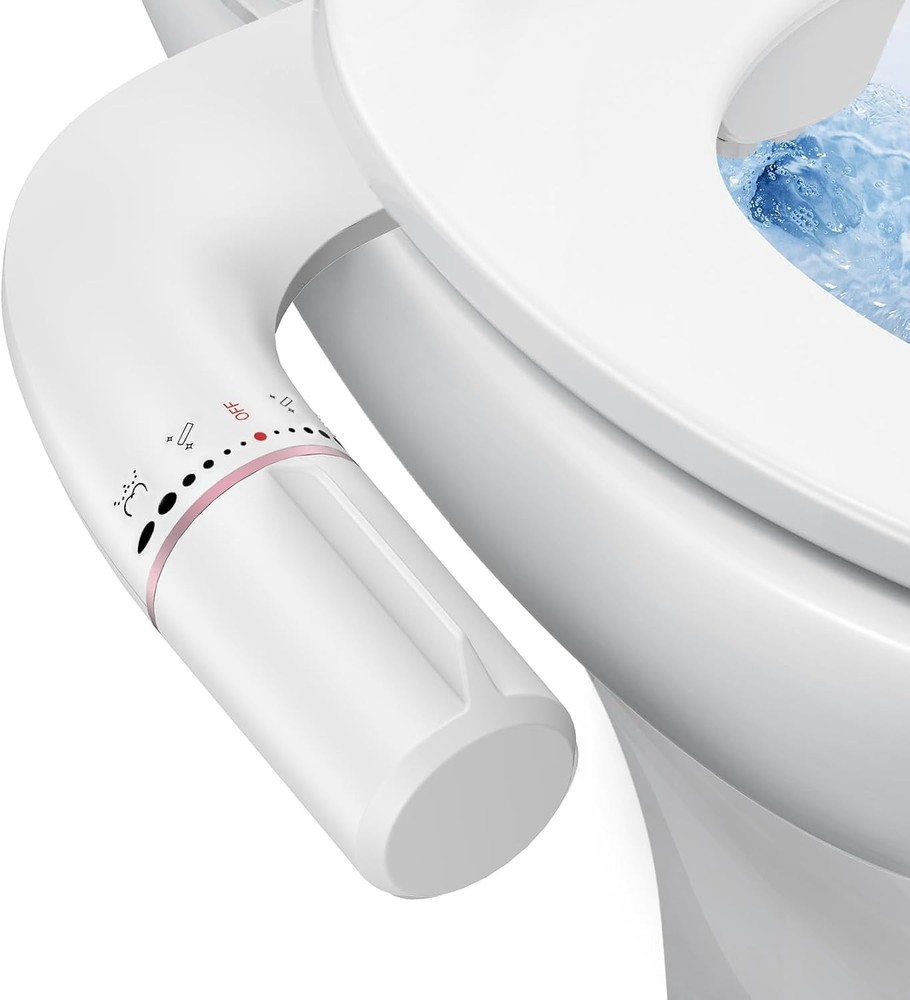 Compact Bidet Attachment for Ultimate Clean - Dual Nozzle & Space-Saving Design