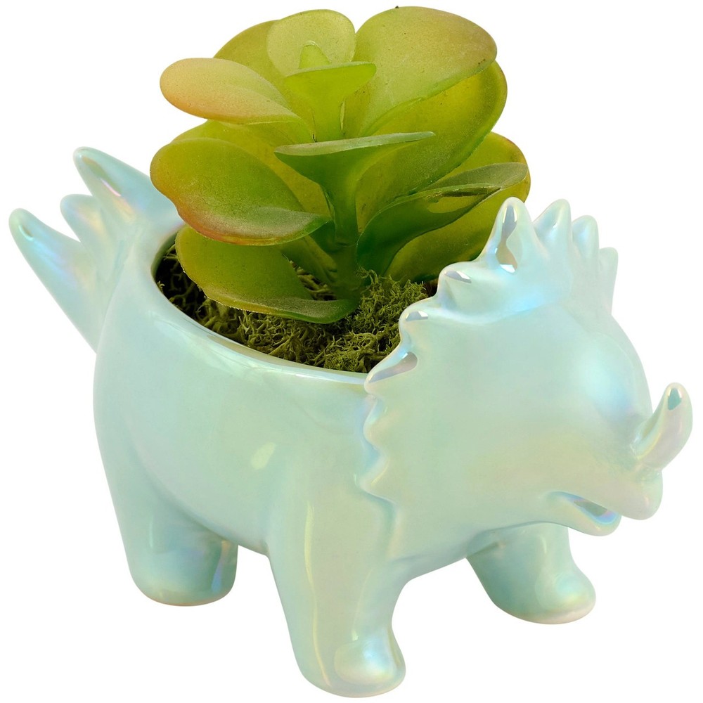 Primitives by Kathy Triceraptops Planter