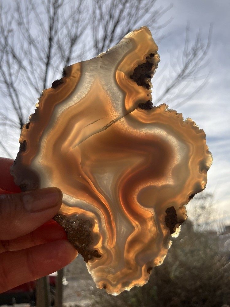 Luna Blue Agate Slab (NM)
