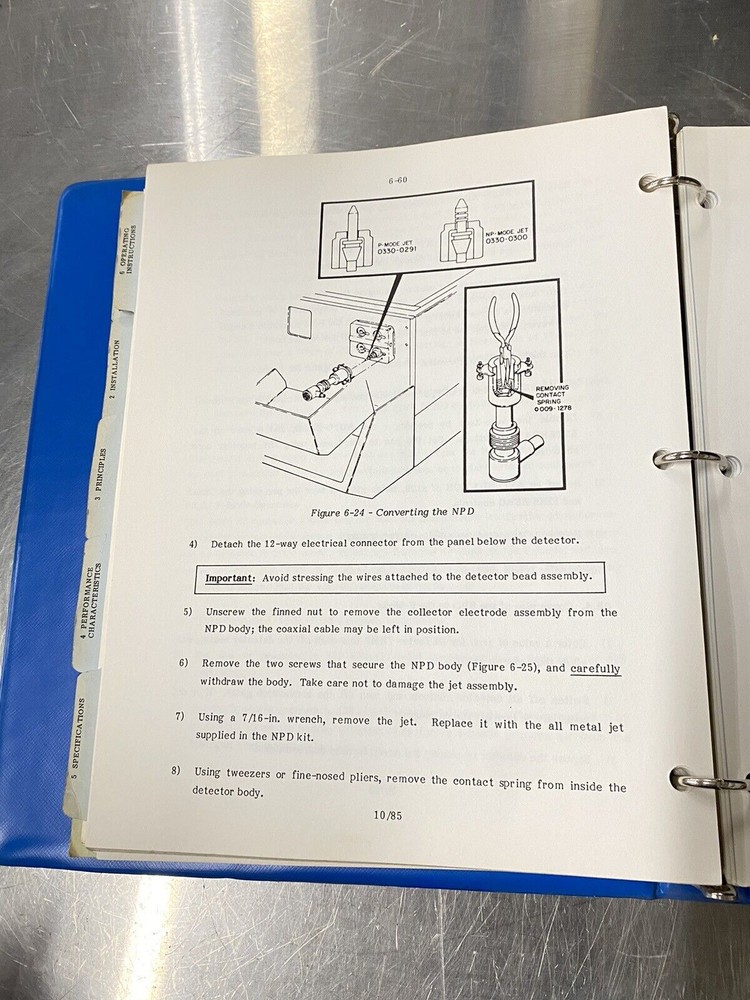 Perkin Elmer Sigma 300 Gas Chromatograph - Users Guide / Instructions Manual