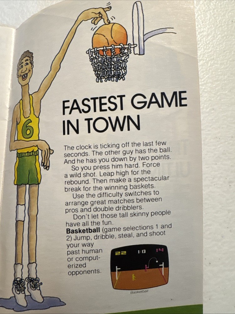 Atari Video Computer System Catalog Pamphlet 1978 Vintage