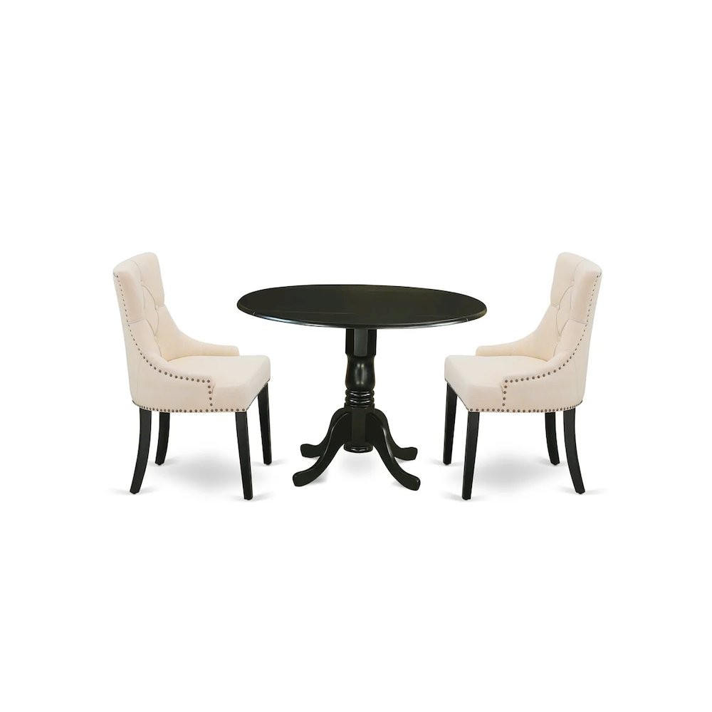 Dining Room Set Black, DLFR3-BLK-02