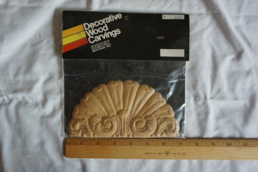Bendix Molding Decorated Wood Carving new in package