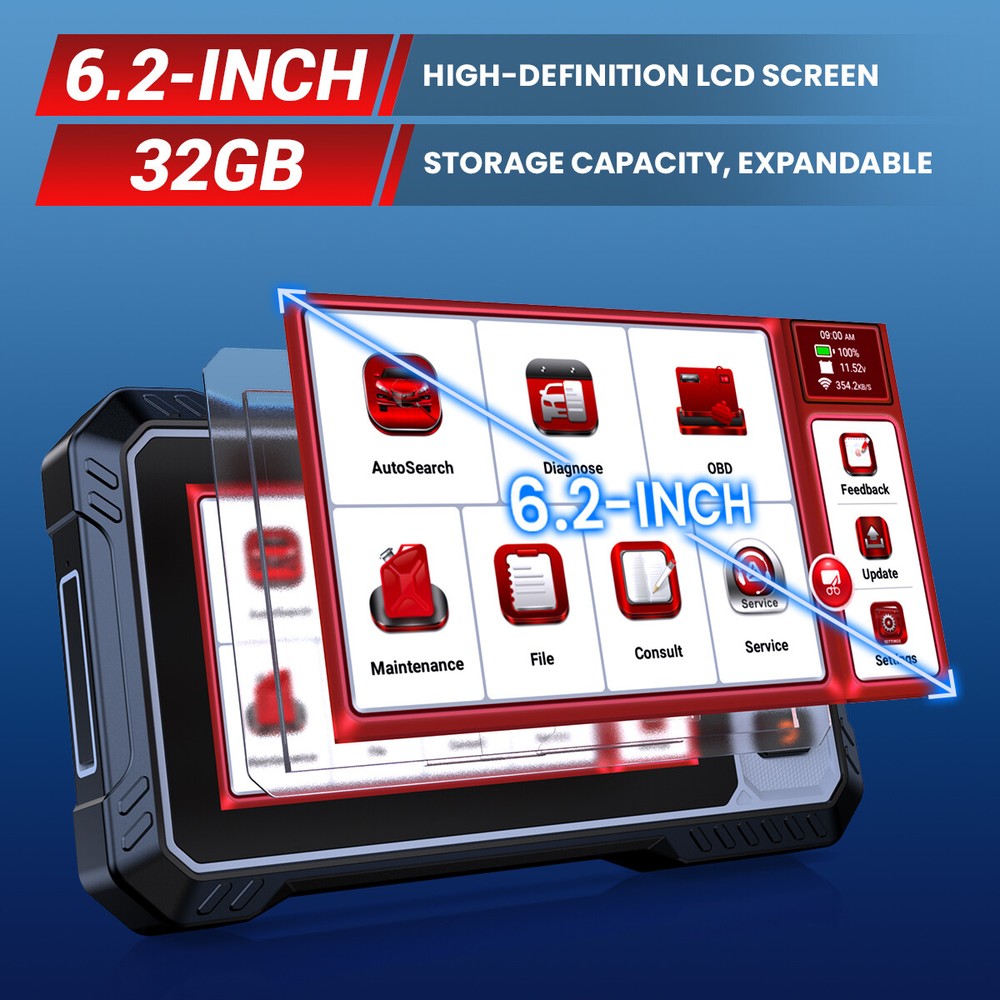 All System Car Diagnostic Bi-directional CAN FD OBD2 Auto Scanner Code Reader