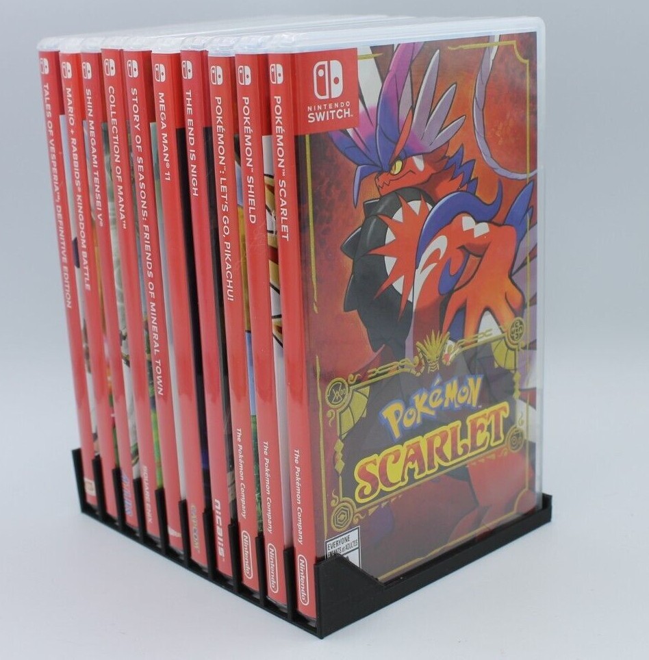 Nintendo Switch 10 Game Case Holder 3D Printed