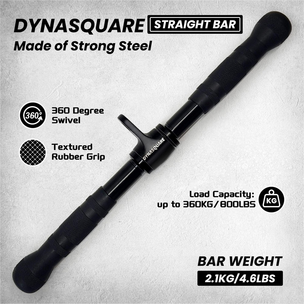 Solid Steel Cable Attachments for Home Gym with LAT Pulldown Tricep Rope Options