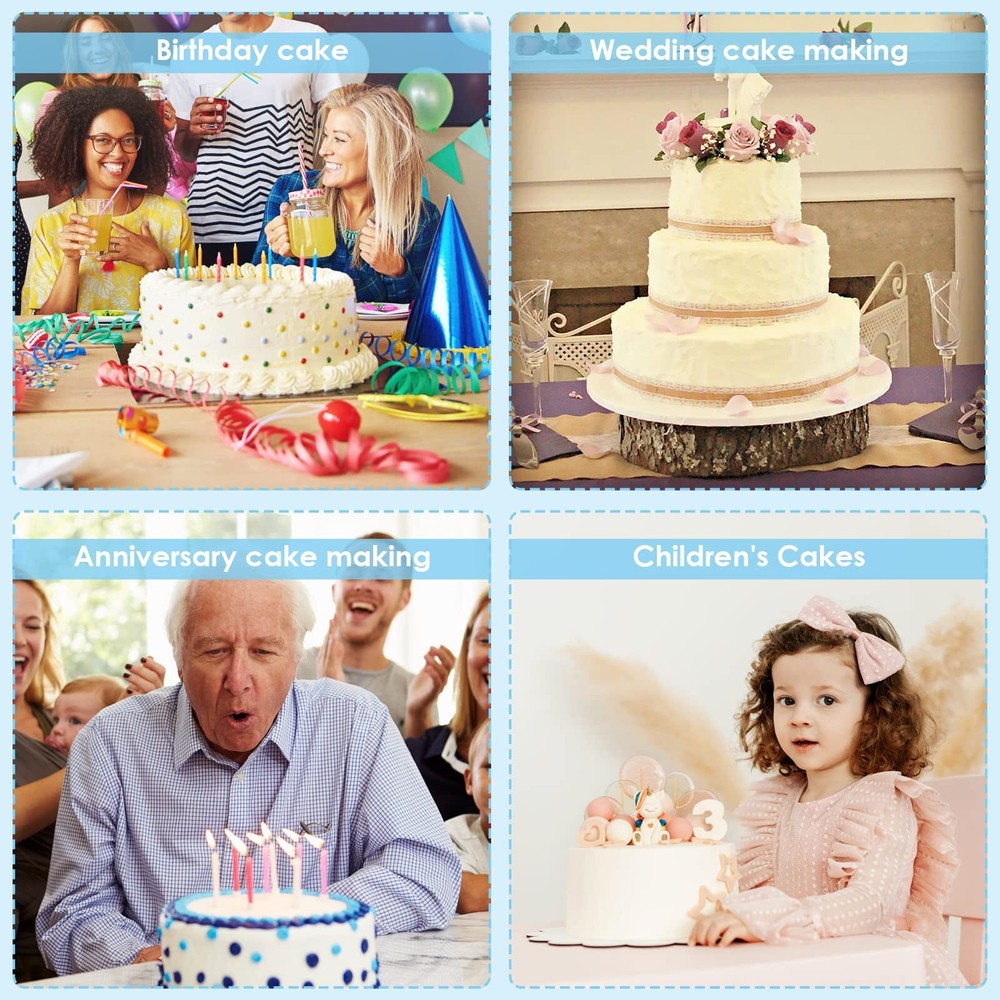 Cake Tier Stacking Kit Clear Cake Separator Plates Cake Dowels