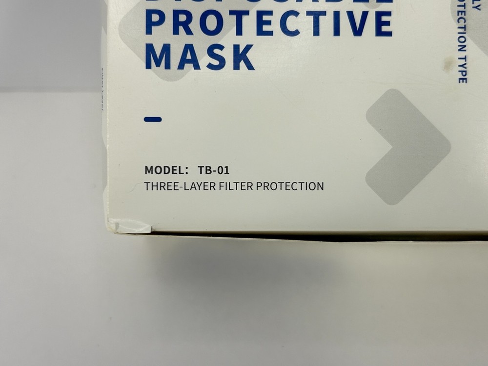 Disposable Protective Mask JCJZ Model TB-01 Three Layer Filter Protection