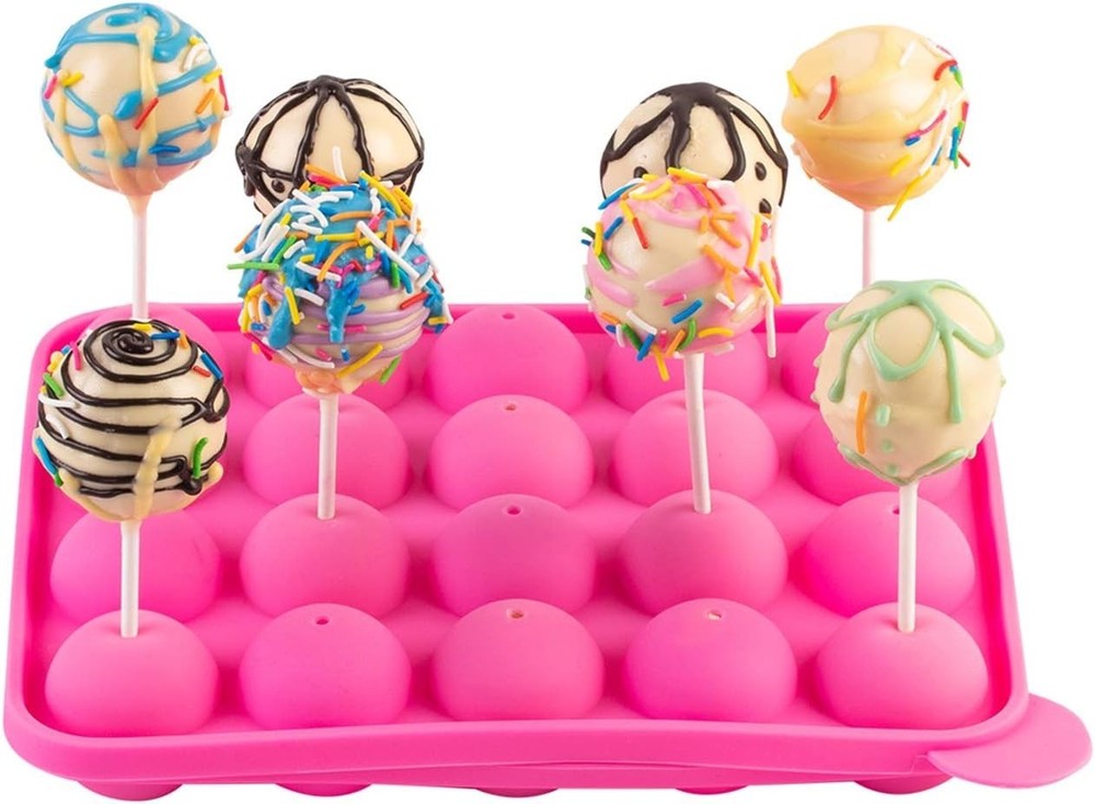 Cake Pop Decorating Kit with Tier Stand & Piping Tips