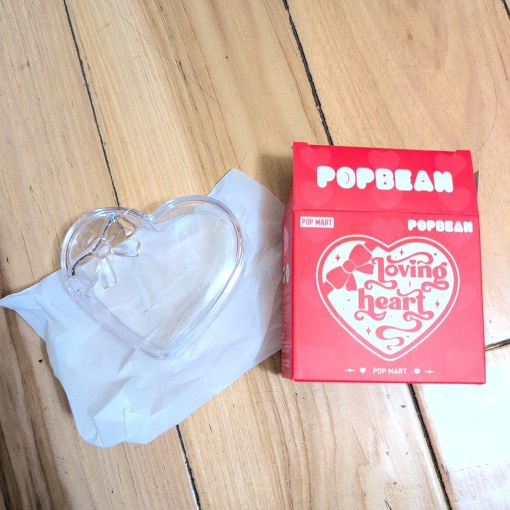 Pop Mart Pop Beans Loving Heart Size Medium Just The Case