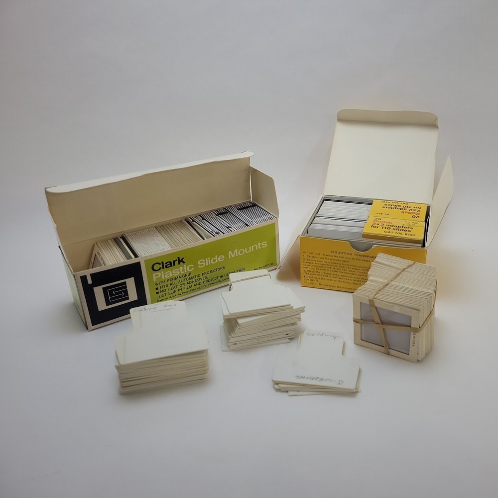 Assorted Slide Mounts and Storage Box Dividers