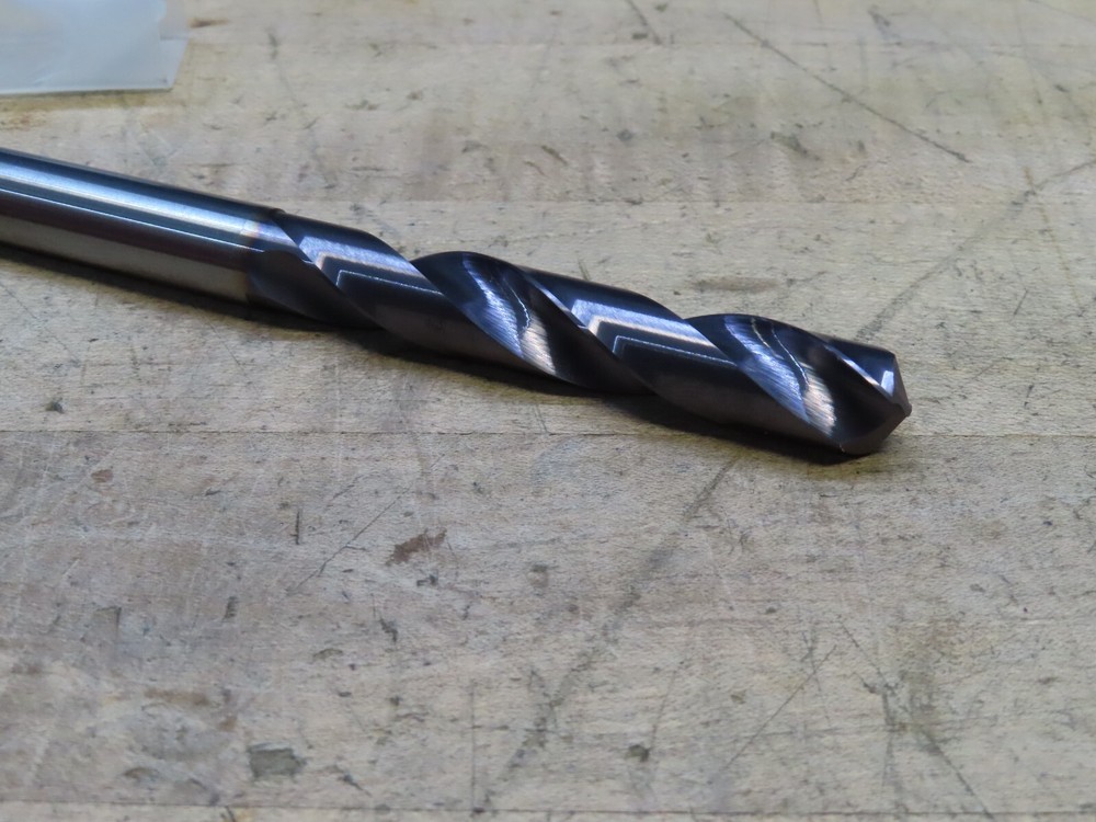 GARR 12.00mm (.4724") solid carbide drill 2fl H/P 5XD AlTiN-based