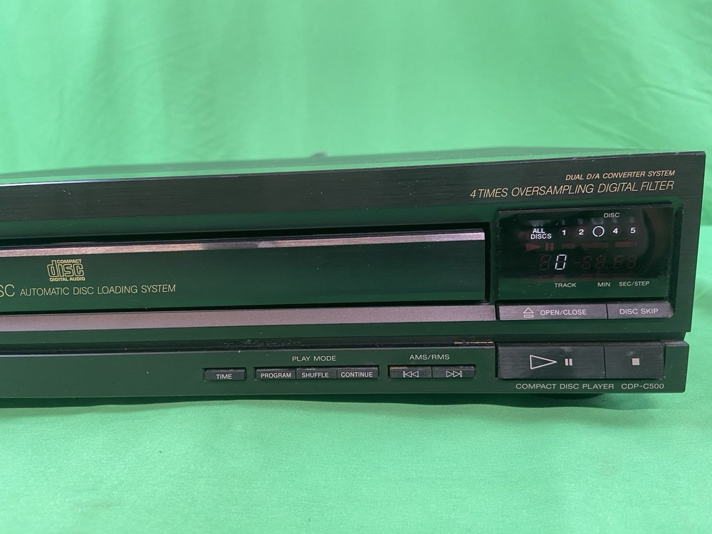 Sony CDP-CE500 5 Disc CD Changer / Player - Tested and Working - No Remote