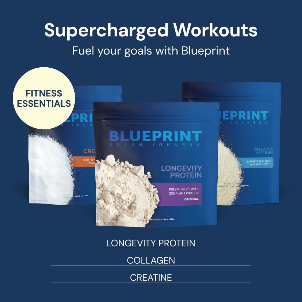 Longevity Protein - 26G Plant Protein, Non Dairy - Grape Seed Extract - 7.5% ...